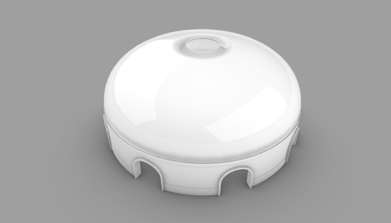 Dome Pavilion with Solid Dome with Top Opening v2 3D model_68