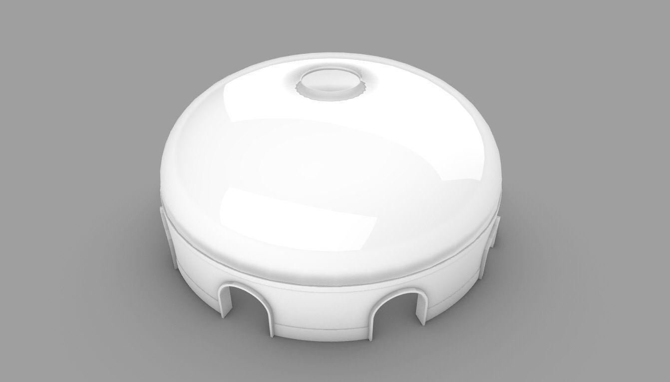 Dome Pavilion with Solid Dome with Top Opening v2 3D model_43