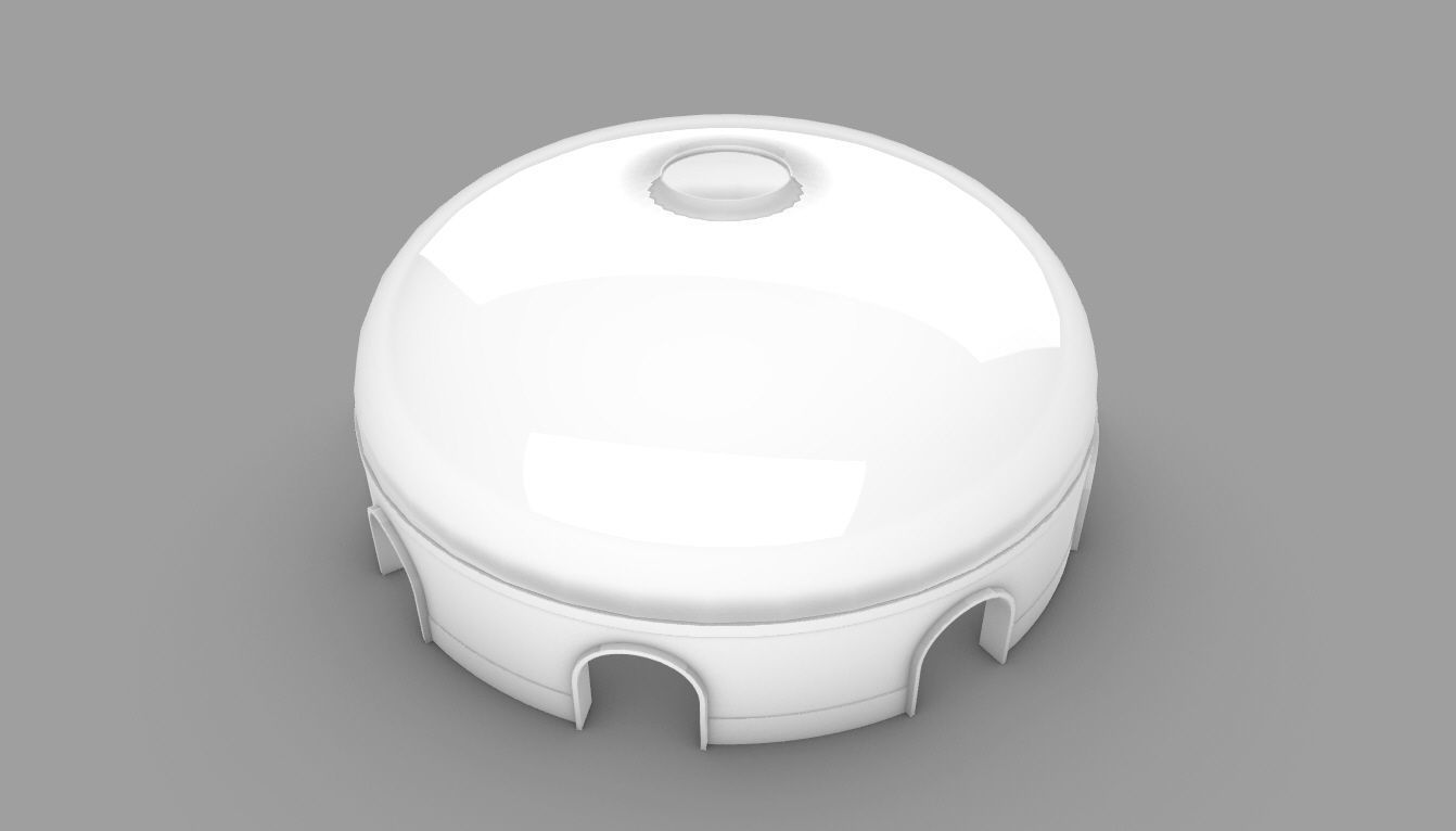 Dome Pavilion with Solid Dome with Top Opening v2 3D model_47