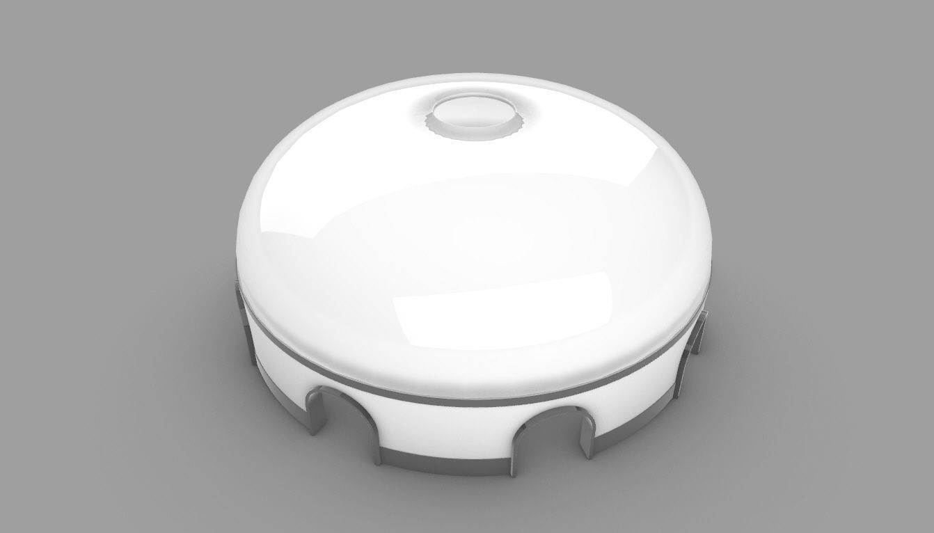 Dome Pavilion with Solid Dome with Top Opening v2 3D model_41