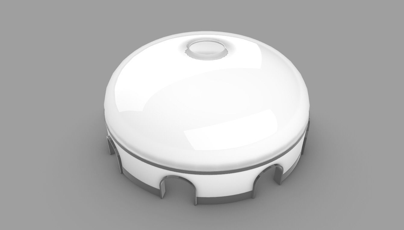 Dome Pavilion with Solid Dome with Top Opening v2 3D model_40