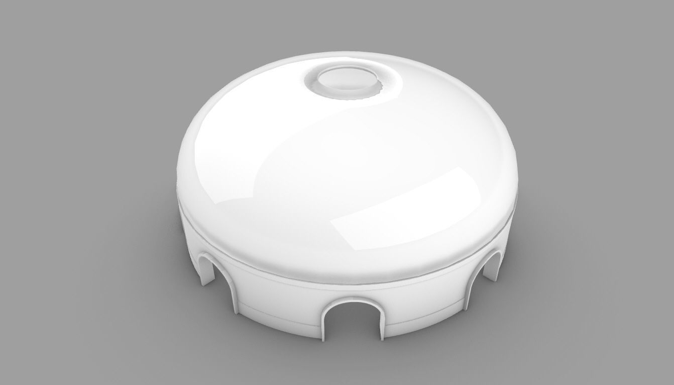 Dome Pavilion with Solid Dome with Top Opening v2 3D model_69