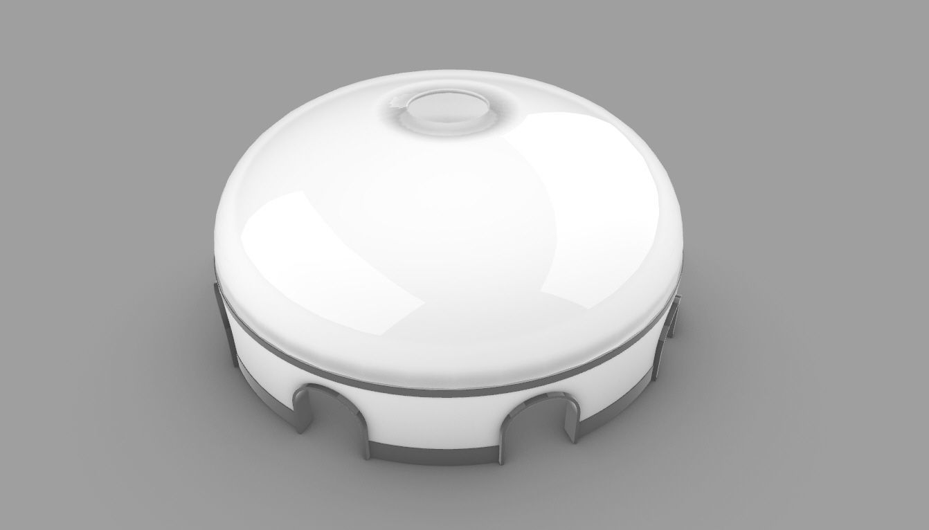 Dome Pavilion with Solid Dome with Top Opening v2 3D model_13