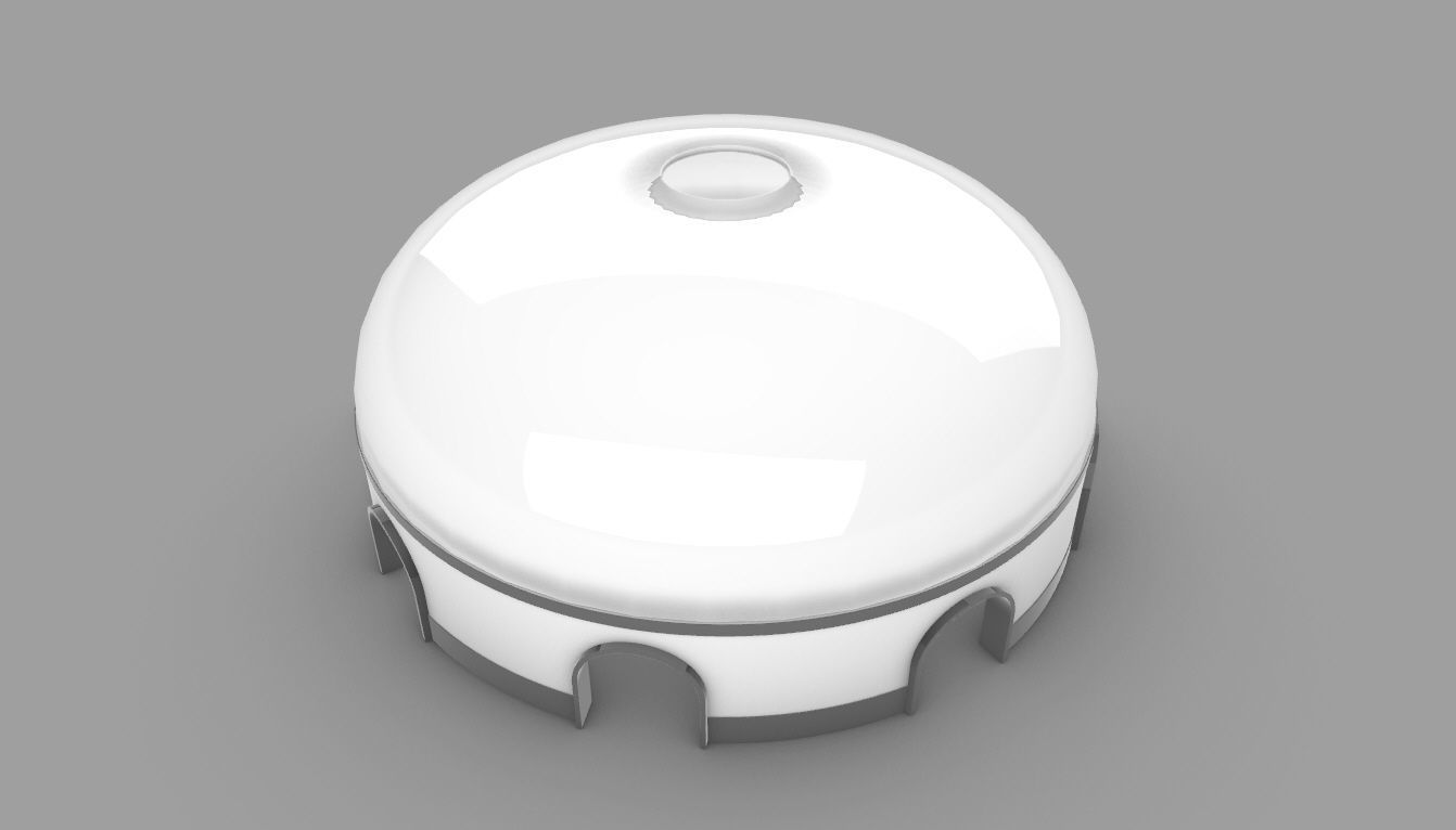 Dome Pavilion with Solid Dome with Top Opening v2 3D model_44