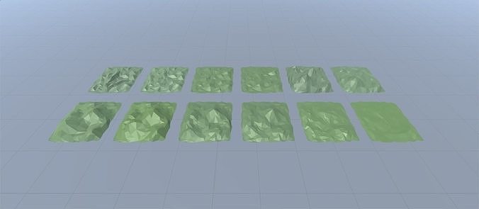 Low Poly Terrain Pack Low-poly 3D model