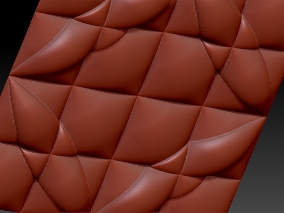 3D WALLPANEL 600MM x 600MM 3D model_18