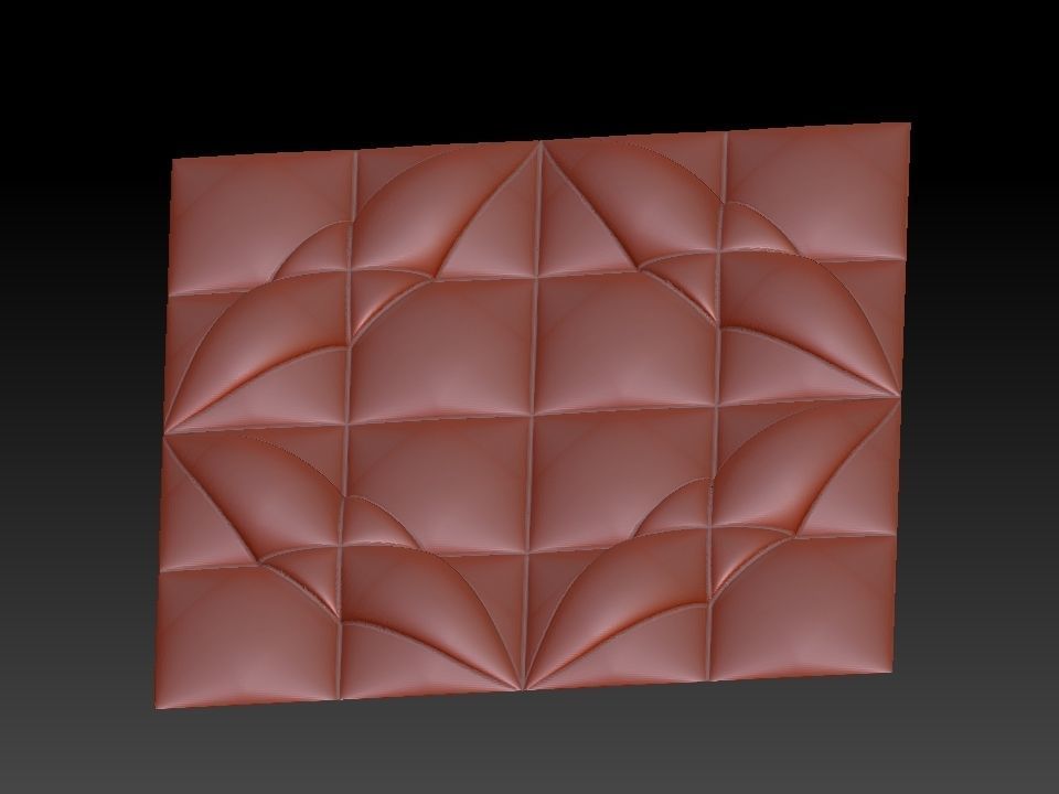3D WALLPANEL 600MM x 600MM 3D model_15