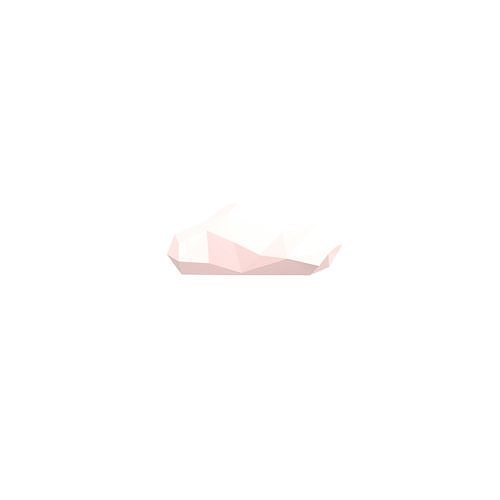 Polygonal Cloud v8 004 Low-poly 3D model