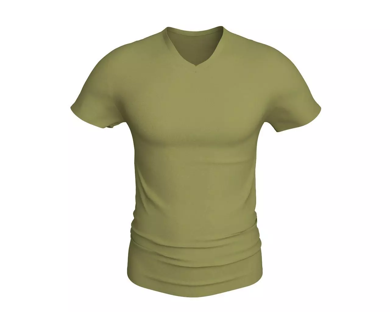 3 D Men T-Shirt Free 3D model_0