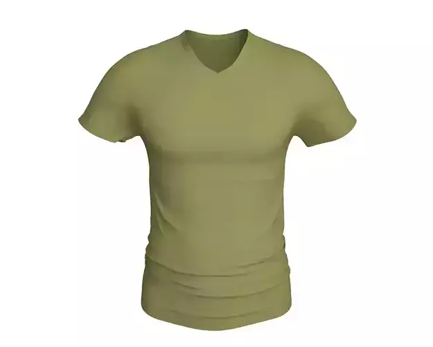 3 D Men T-Shirt Free 3D model