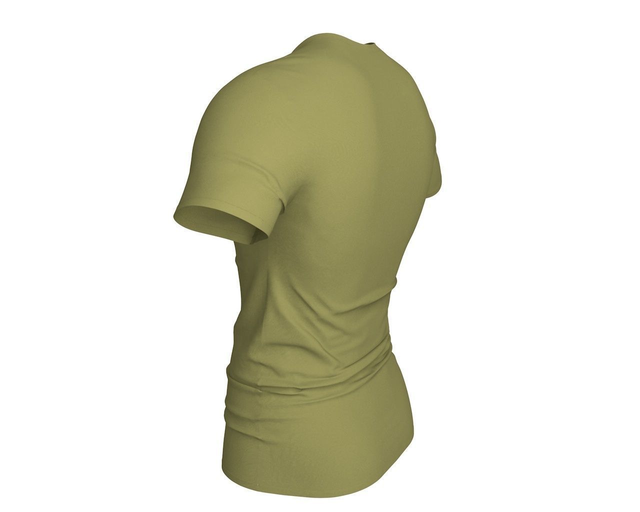 3 D Men T-Shirt Free 3D model_8
