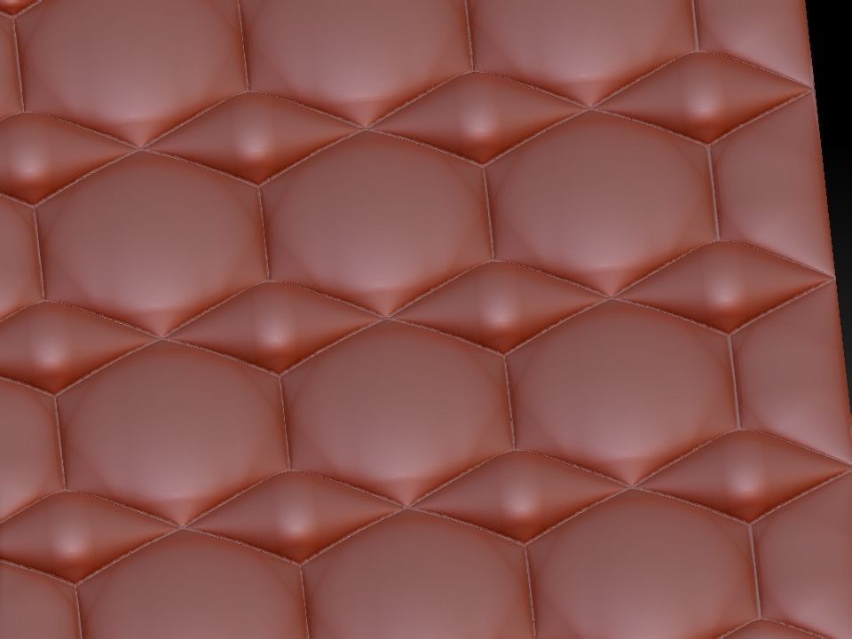 3D WALLPANEL 600MM x 600MM 3D model_20