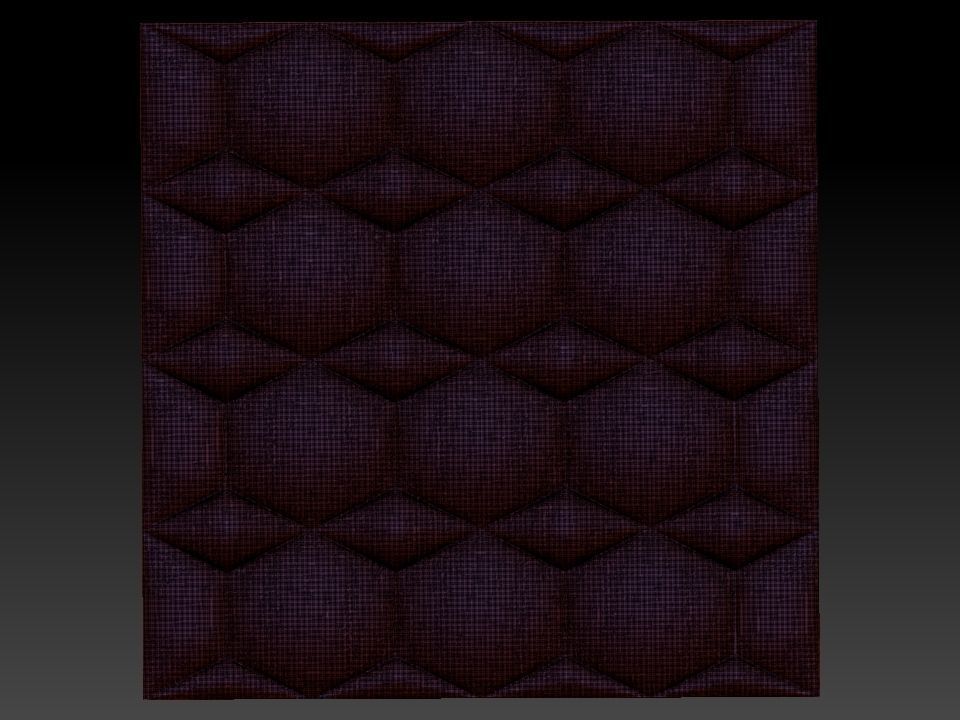 3D WALLPANEL 600MM x 600MM 3D model_1