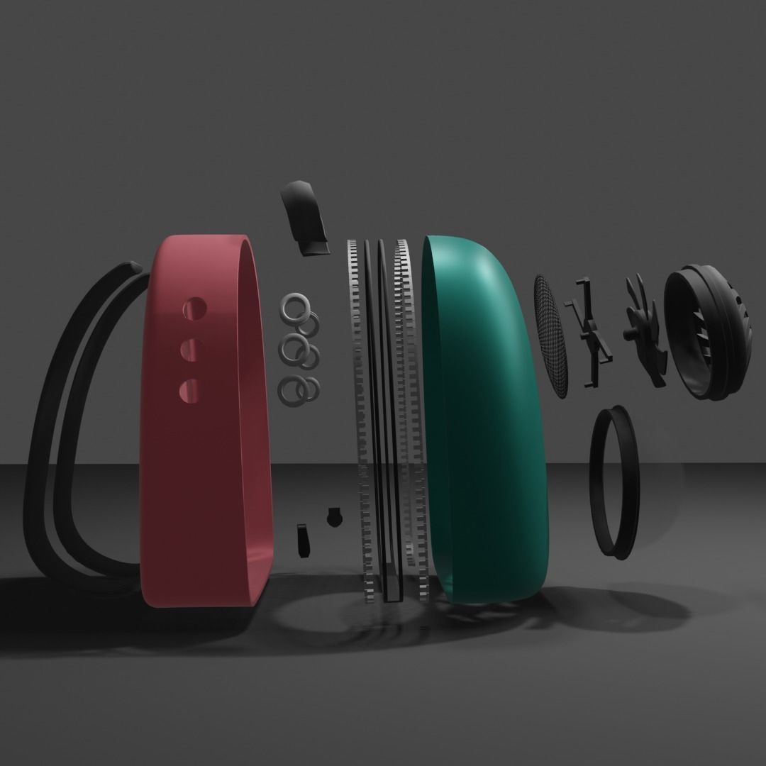 Backpack pet carrier model D 3D model_20