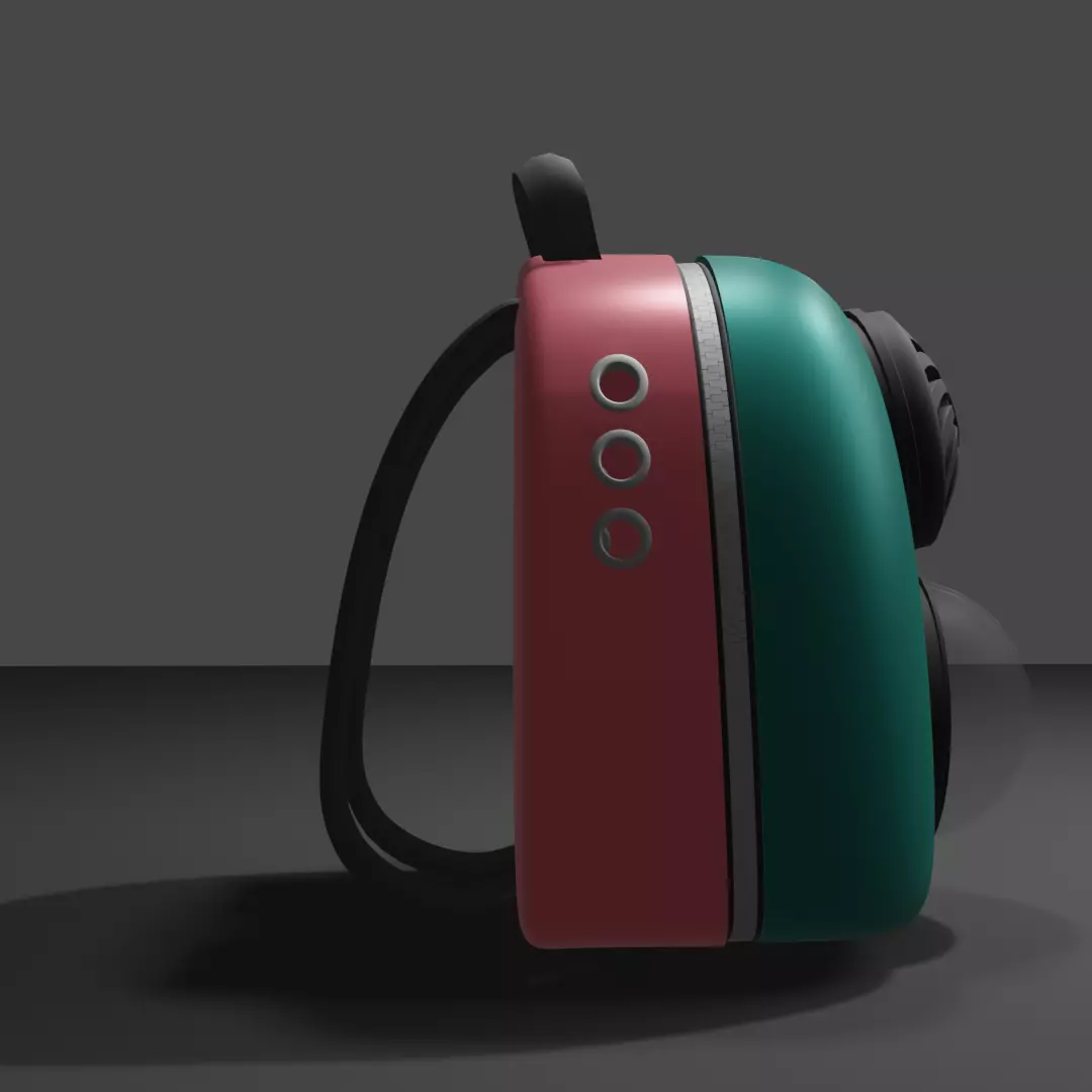 Backpack pet carrier model D 3D model_0