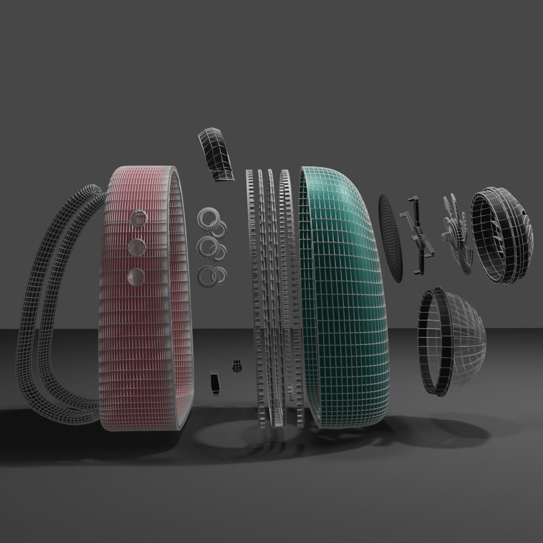 Backpack pet carrier model D 3D model_21