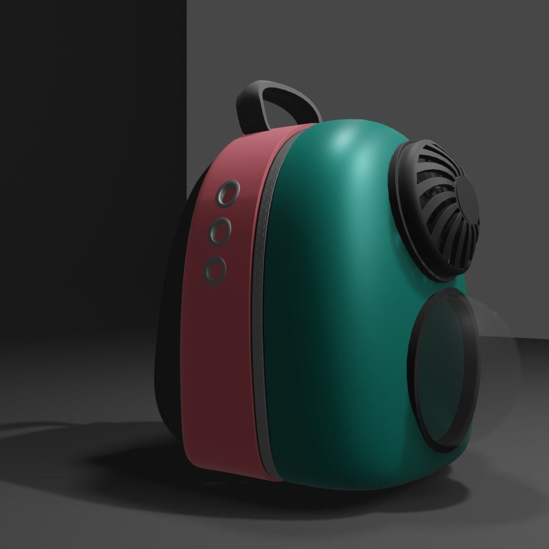 Backpack pet carrier model D 3D model_18