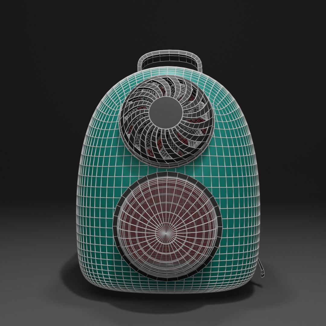 Backpack pet carrier model D 3D model_15