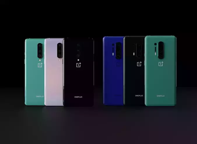 OnePlus 8 and 8 Pro In All Official Colors Collection 