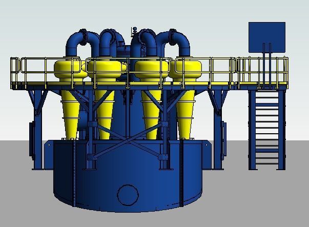 ME-Cyclone water treatment plant 3D model_2