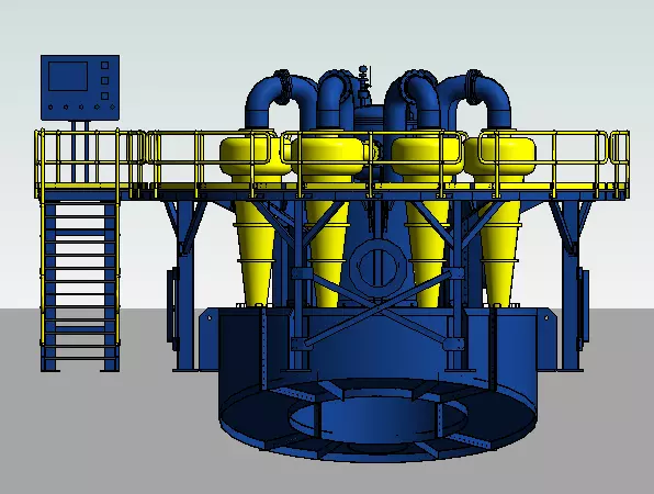 ME-Cyclone water treatment plant 3D model_0