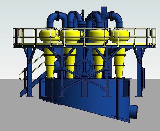 ME-Cyclone water treatment plant 3D model_1
