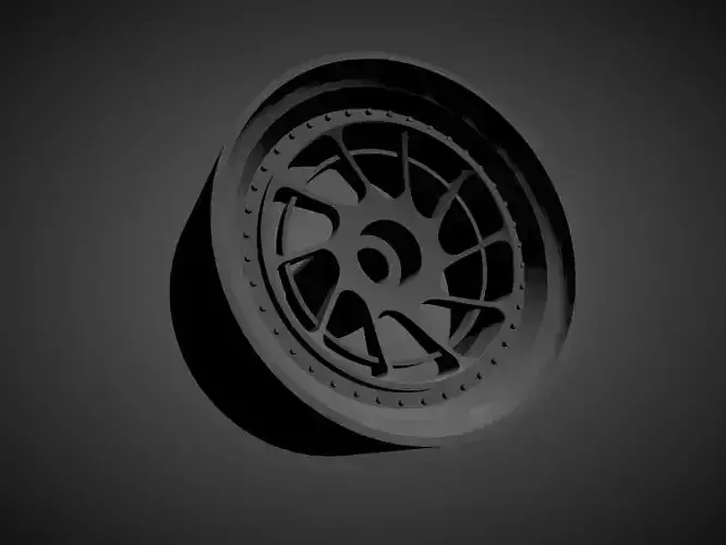 Rotiform YVR rims with Brakes and tires for Hot Wheels