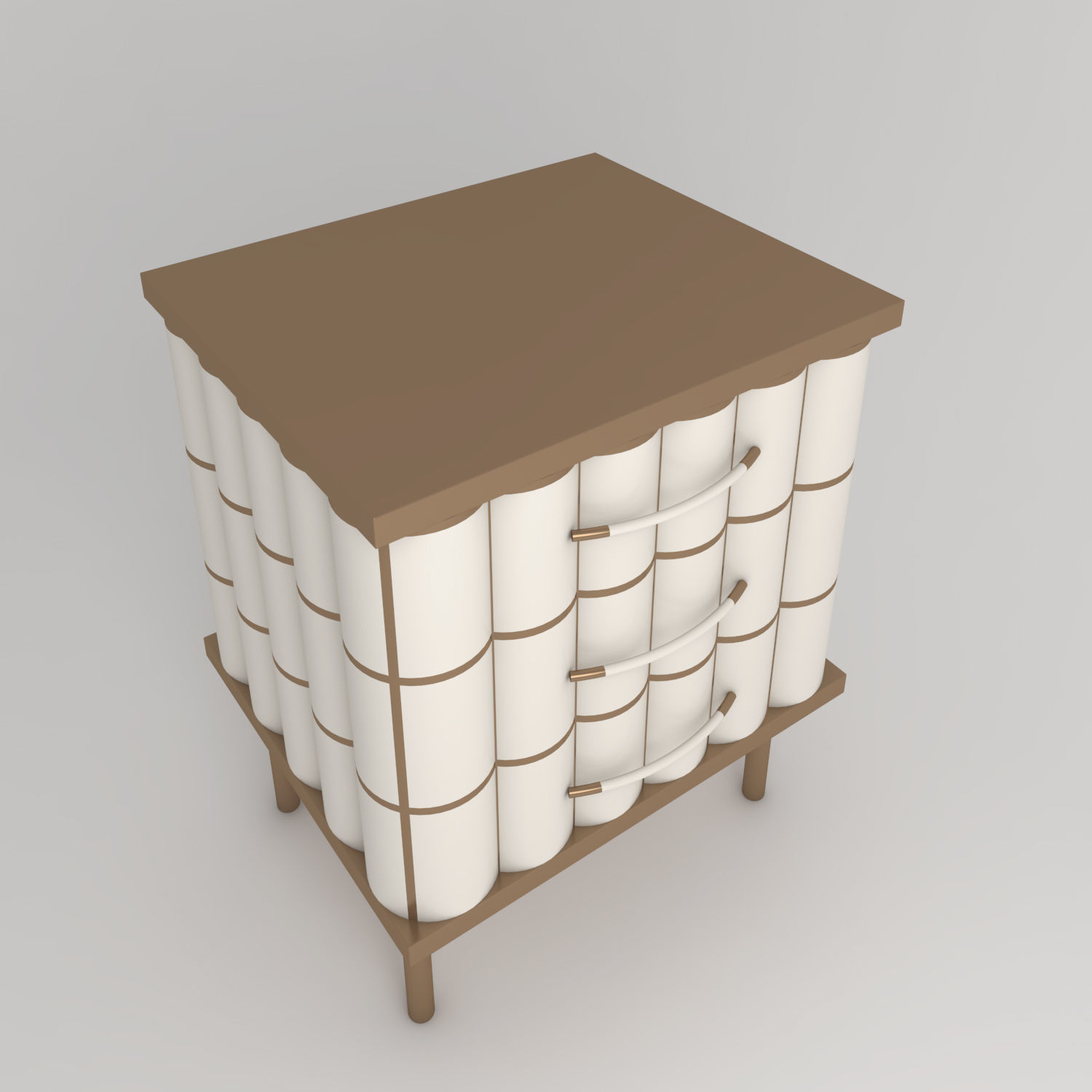 Columbus bedside table 3D model_3