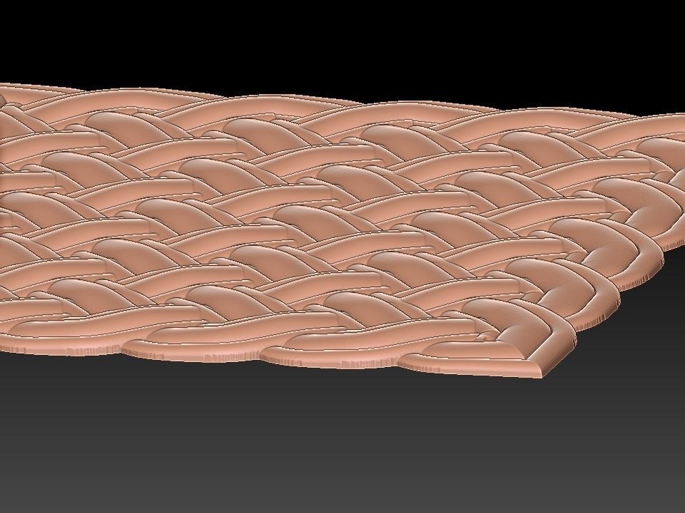 3D WALLPANEL celtic knot pattern 3D model_21