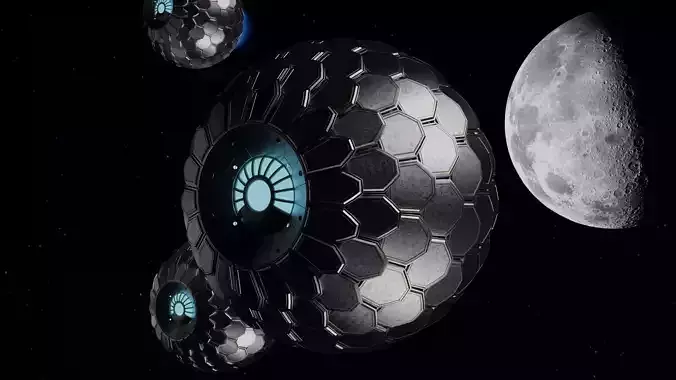 Alien dragon scaled spaceship