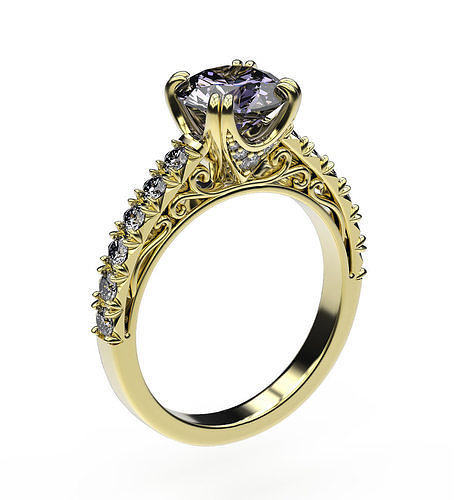 Ring French Style 3D print model