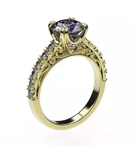 Ring French Style 3D print model