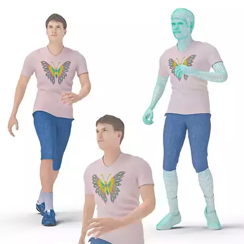 3d character dancer  hip hop  animation