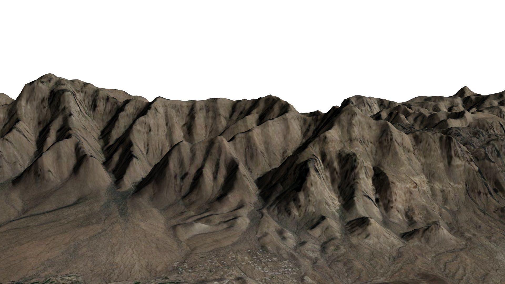 Superstition Mountains 3D model_3