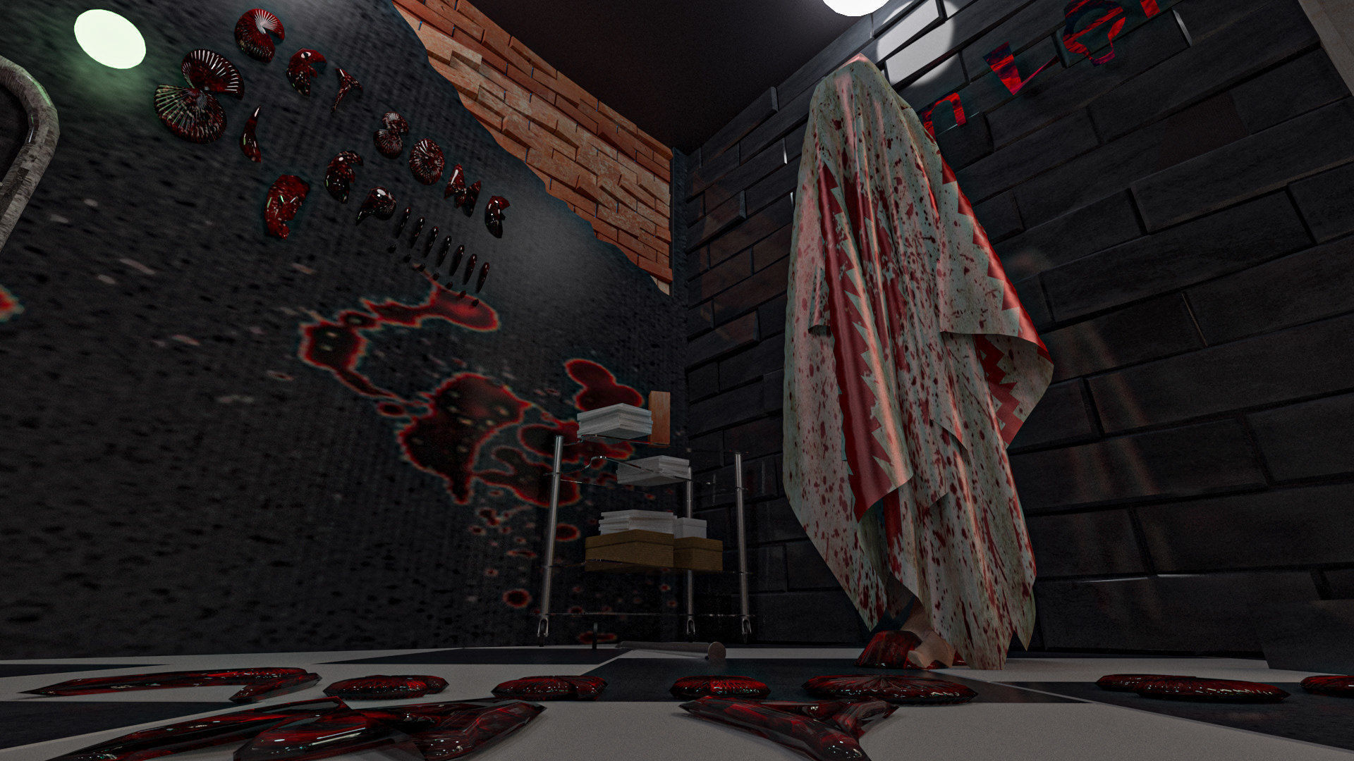 Horror  3D Model Interior HighQuality 3D model_1