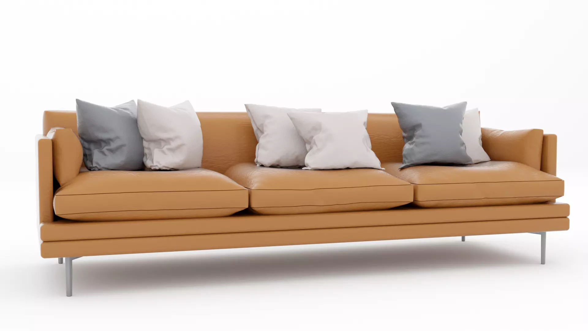 leather sofa Free 3D model