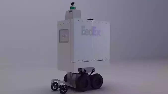 Delivery Robot 3D model