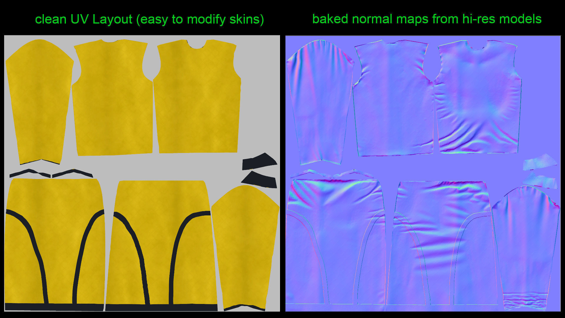 Hanging and Folded Clothing Low-poly 3D model_20