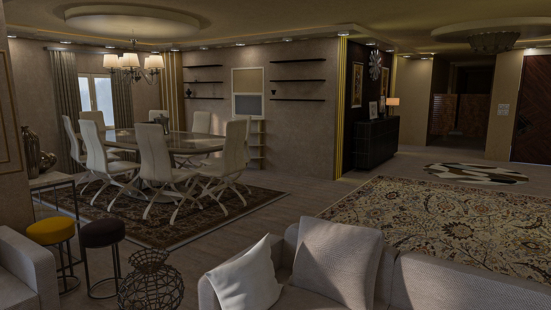 Interior Design 3D model_4