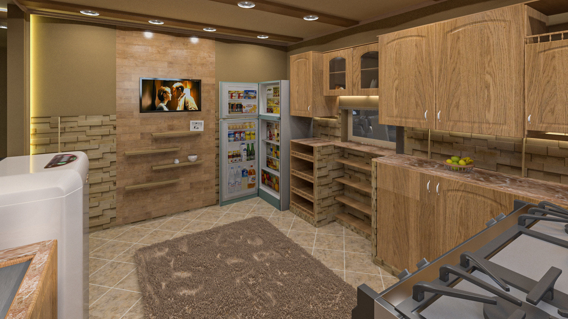 Interior Design 3D model_6