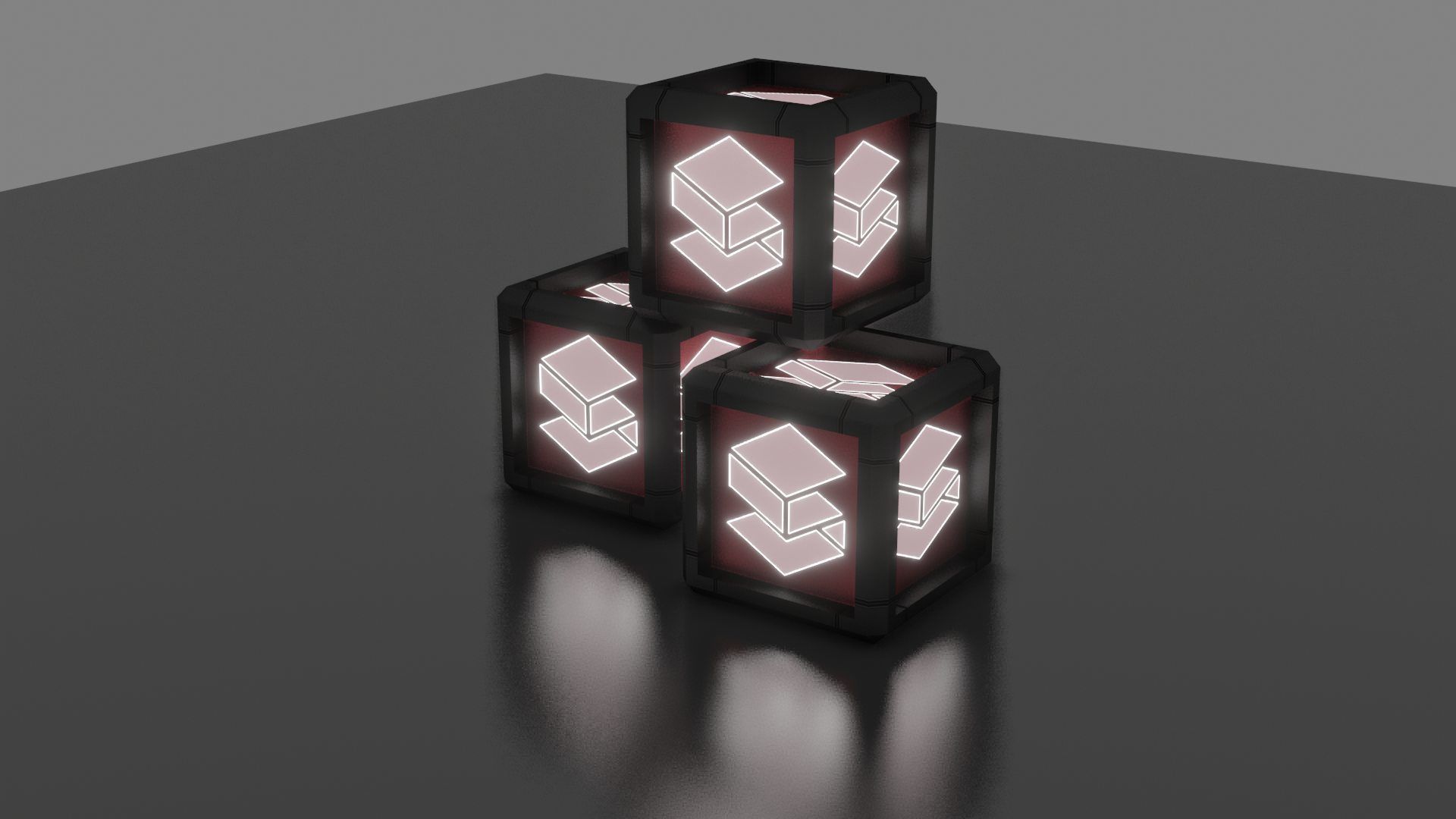 Stride Cube 3D model_4