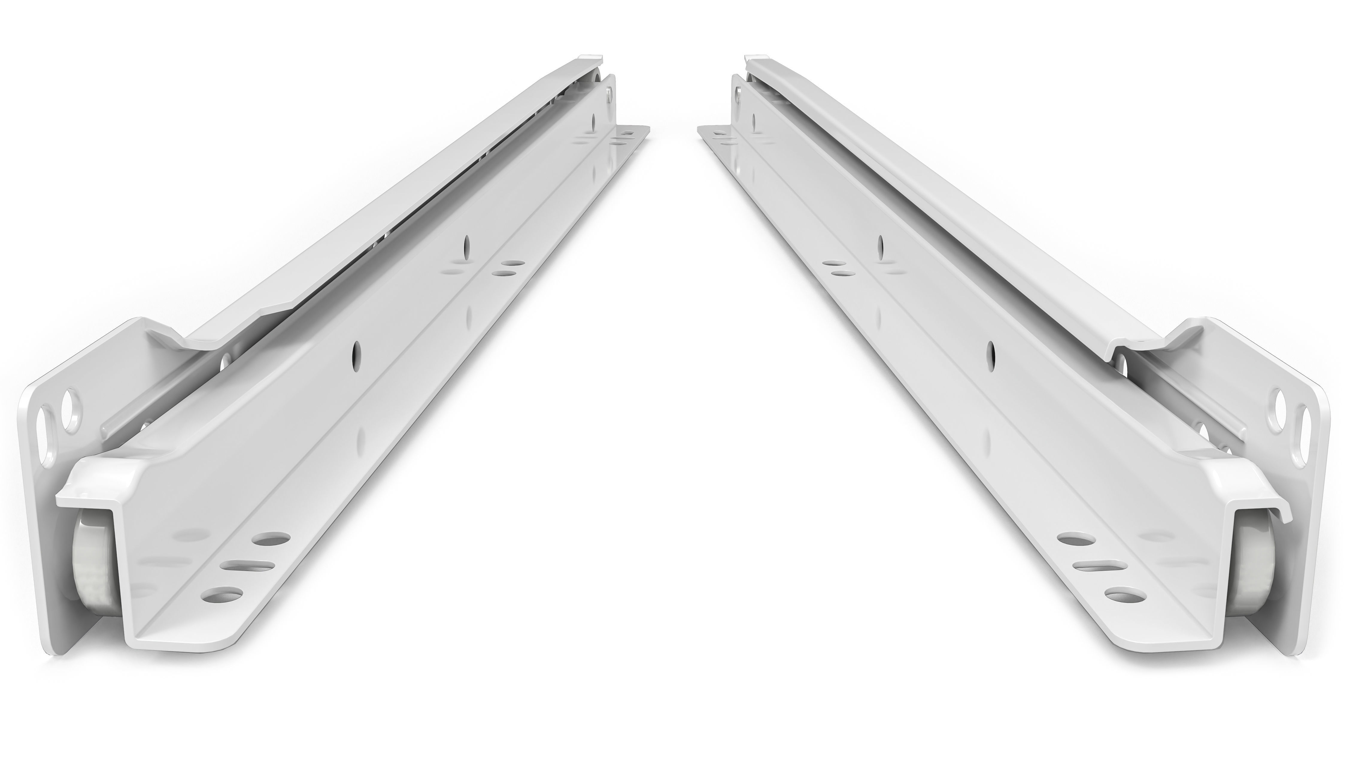 EURO Drawer Slides 40cm 3D model CGTrader