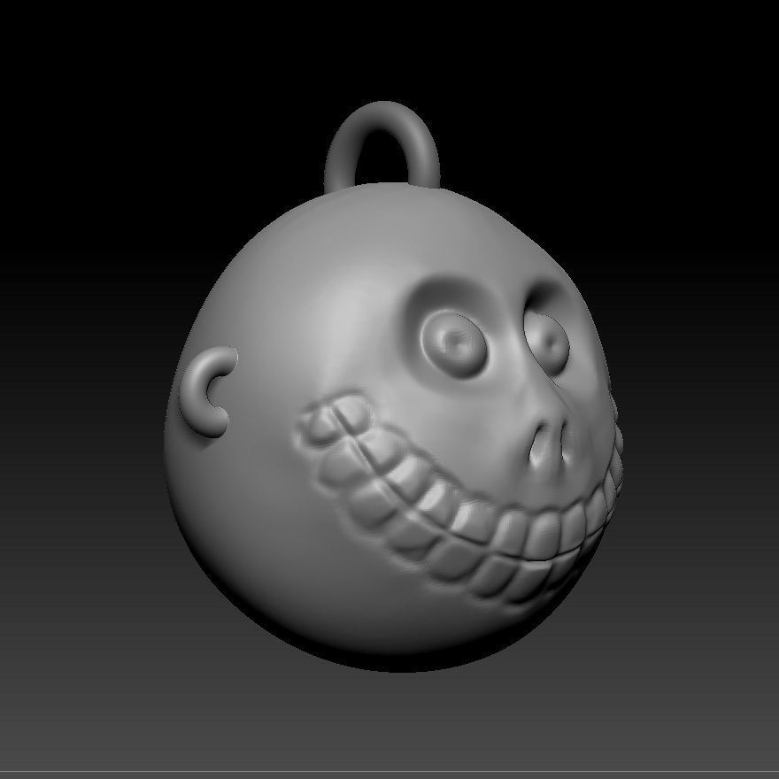 Nightmare Before Christmas tree themed balls 3D print model_15