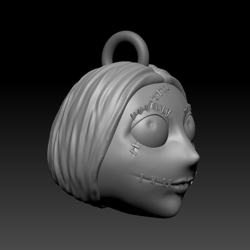 Nightmare Before Christmas tree themed balls 3D print model_24