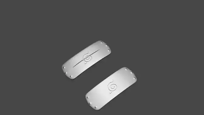 Naruto ninja headbands 3D print model