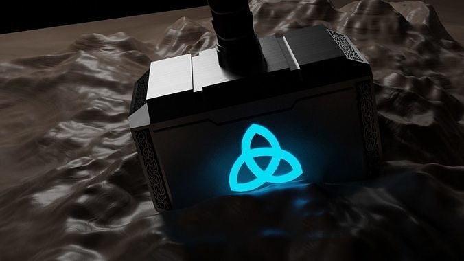 Mjolnir Thor Hammer 3D model