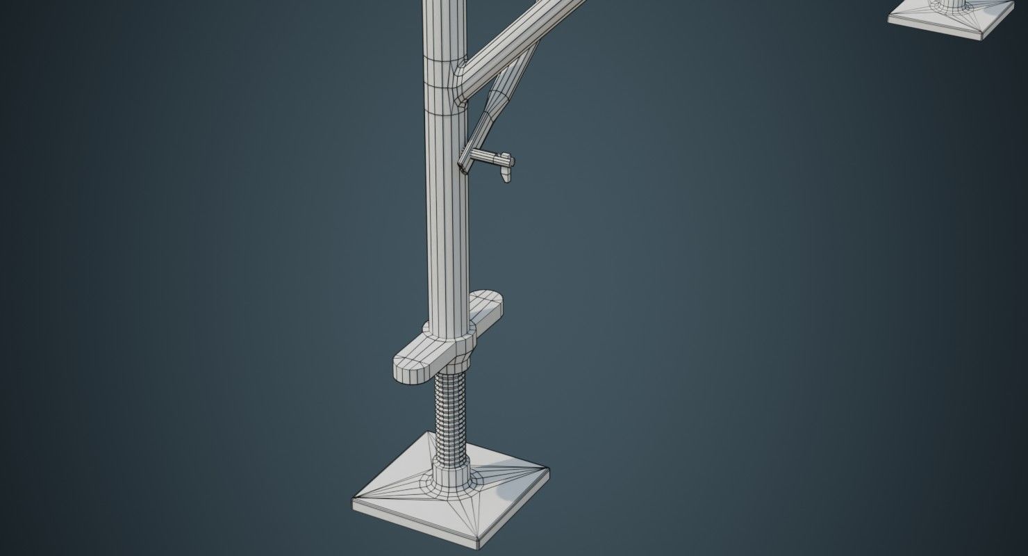 Scaffold 2B Low-poly 3D model_12