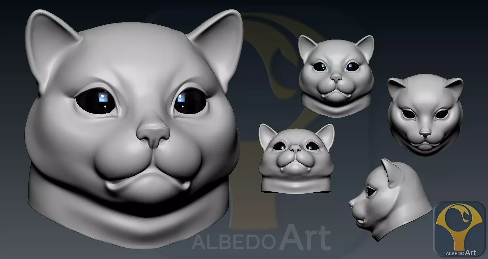 Cat Fat 3D print model_0