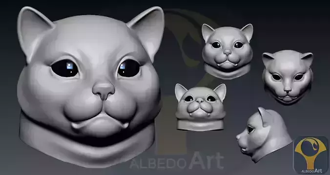 Cat Fat 3D print model