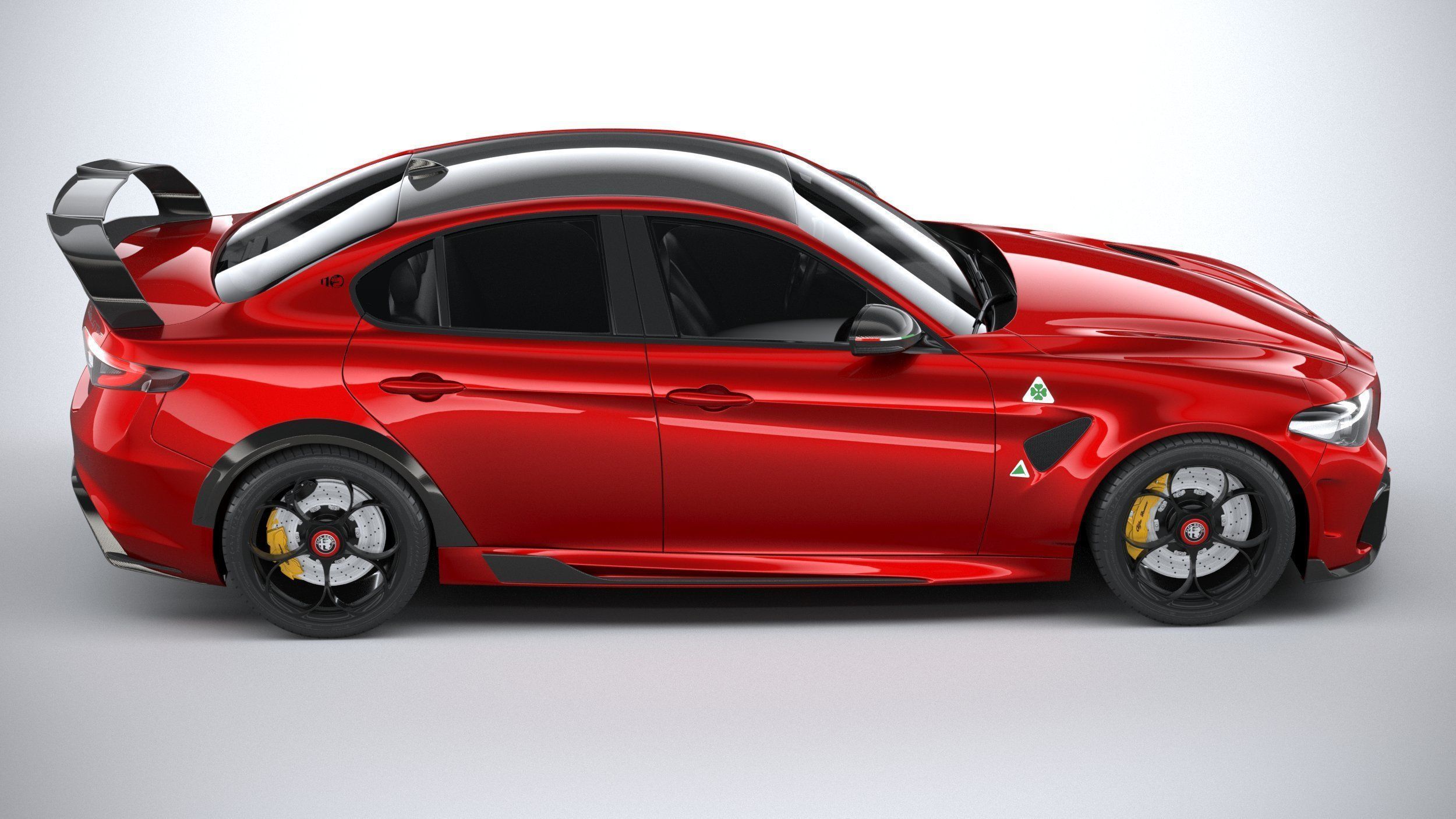 Alfa Romeo Giulia GTAm 2021 3D model_9